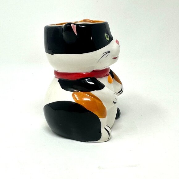 3D Calico Cat Surprise Mouse Inside Ceramic Tea Cup Coffee Mug Pier 1 Imports - Picture 9 of 16